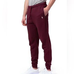 U.S. Polo Assn. Men's Medium Maroon Fleece Jogger
